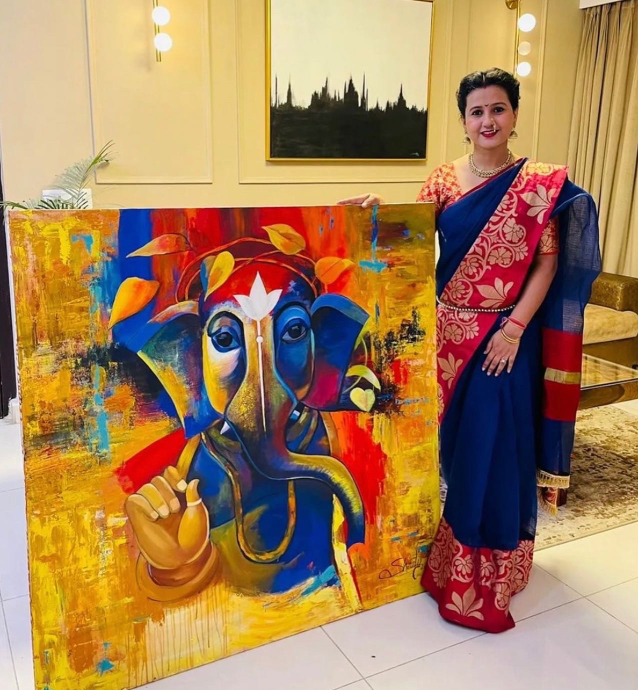 Lord Ganesha Abstract